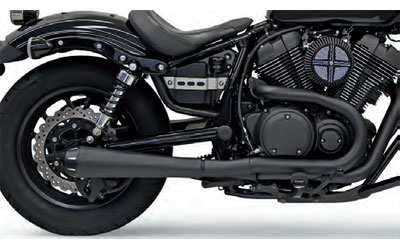 Bassani road rage 2-into-1 exhaust system with megaphone muffler