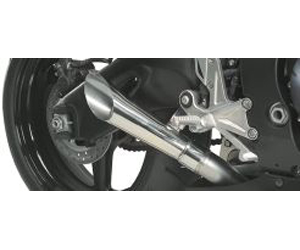 Hotbodies racing slash-cut megaphone  slip-on mufflers