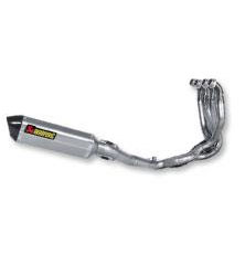 Akrapovic evolution line complete systems with hexagonal muffler