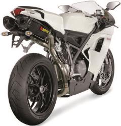 Akrapovic evolution line complete systems with hexagonal muffler