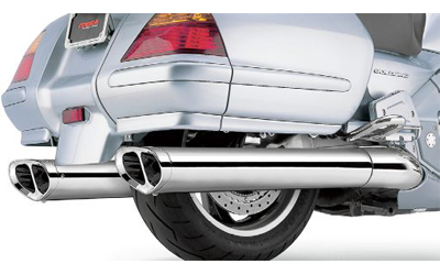 Cobra tri-oval slip-on mufflers