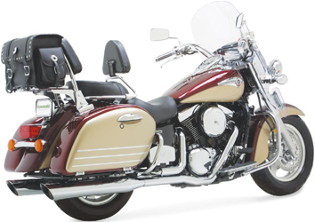 Vance & hines bagger slash-cut dual exhaust systems