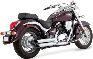 Vance & hines twin slash staggereds