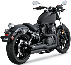 Vance & hines twin slash staggereds