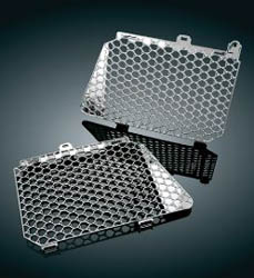 Kuryakyn shark skin radiator grates