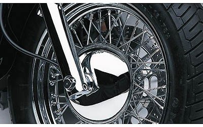 Cobra front wheel hub covers