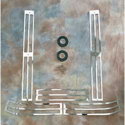 Parts unlimited saddlebag lens grille set