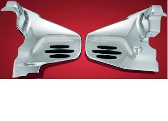 Show chrome accessories chrome engine side cover with rubber inserts