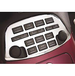 Show chrome accessories chrome radio  panel accent