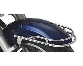 Show chrome accessories front fender rails