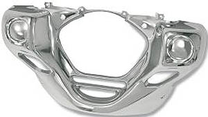 Show chrome accessories front lower cowl