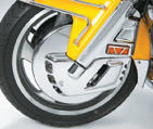 Show chrome accessories front rotor covers