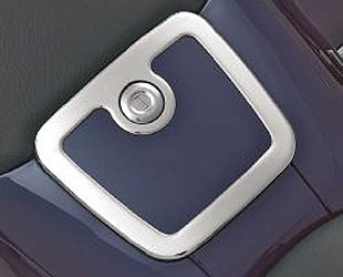 Show chrome accessories fuel door accent trim