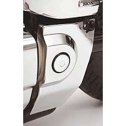 Show chrome accessories swingarm covers