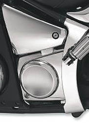 Show chrome accessories swingarm covers