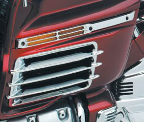 Kuryakyn chrome fairing exit grille covers