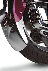 Show chrome accessories chrome front fender extensions