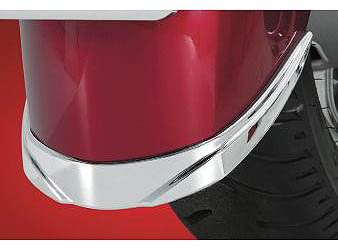 Show chrome accessories rear fender accent tips