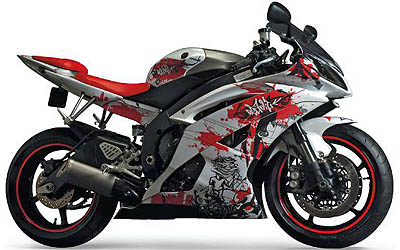 Flu designs sport bike graphic kits