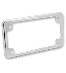 Chris products chrome license plate frames