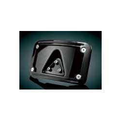 Kuryakyn curved laydown license plate mount with frame