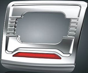 Kuryakyn license plate trim with run/ brake accent light