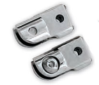 Accutronix rear folding footpeg adapters