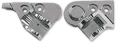 Parts unlimited chrome driver footrest brackets