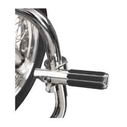 Show chrome highway clamps with rail peg
