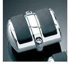 Kuryakyn brake pedal/ heel shift pad covers