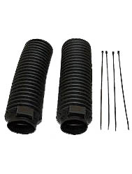 Daystar products black poly-vinyl fork boots