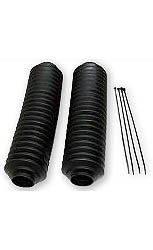 Daystar products black poly-vinyl fork boots