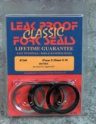 Leak proof classic fork seals