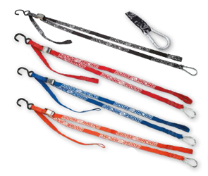 Moose racing carabiner tie-downs