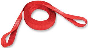 Powertye tow strap with pouch