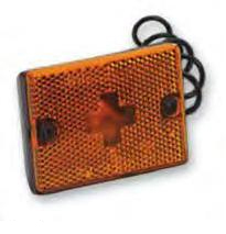 Wesbar stud mount amber side marker light