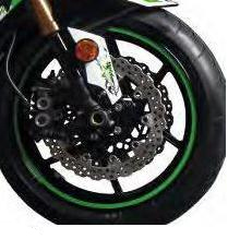 Flu designs sport bike wheel trim decal kit