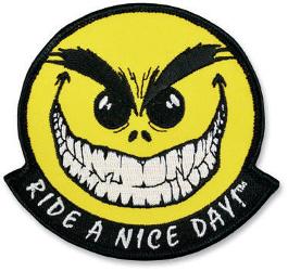 Baron custom accessories ride-a-nice-day patch