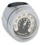 Drag specialties handlebar-mount clocks and thermometers