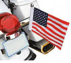 Pro pad inc. license plate flag mount with flag