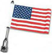 Pro pad inc. saddlebag bar flag mounts with flag