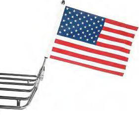 Pro pad inc. tour pack solid flag mounts with flag