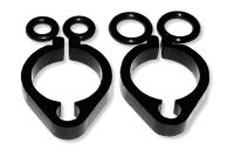 Grizzle fist clutch and throttle cable clamps
