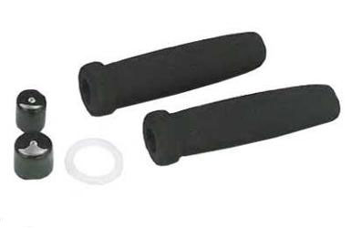 Grab on motorcycle grips