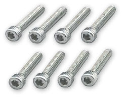 Kuryakyn long accent screws and smooth accent rings for kuryakyn iso-grips