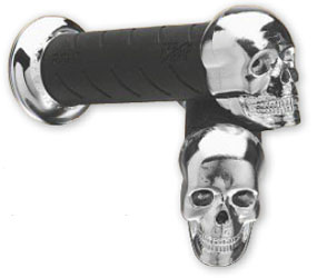 Progrip skull cruiser grips model 862sk