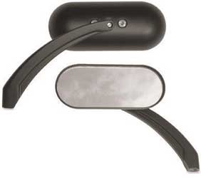 Drag specialties hotop designs oval mirror