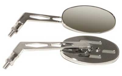 Emgo billet oval mirrors