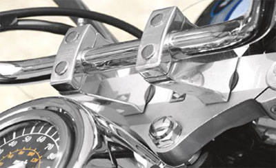 Rivco handlebar risers for suzuki c50