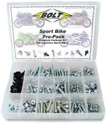 Bolt motorcycle hardware sportbike pro pack